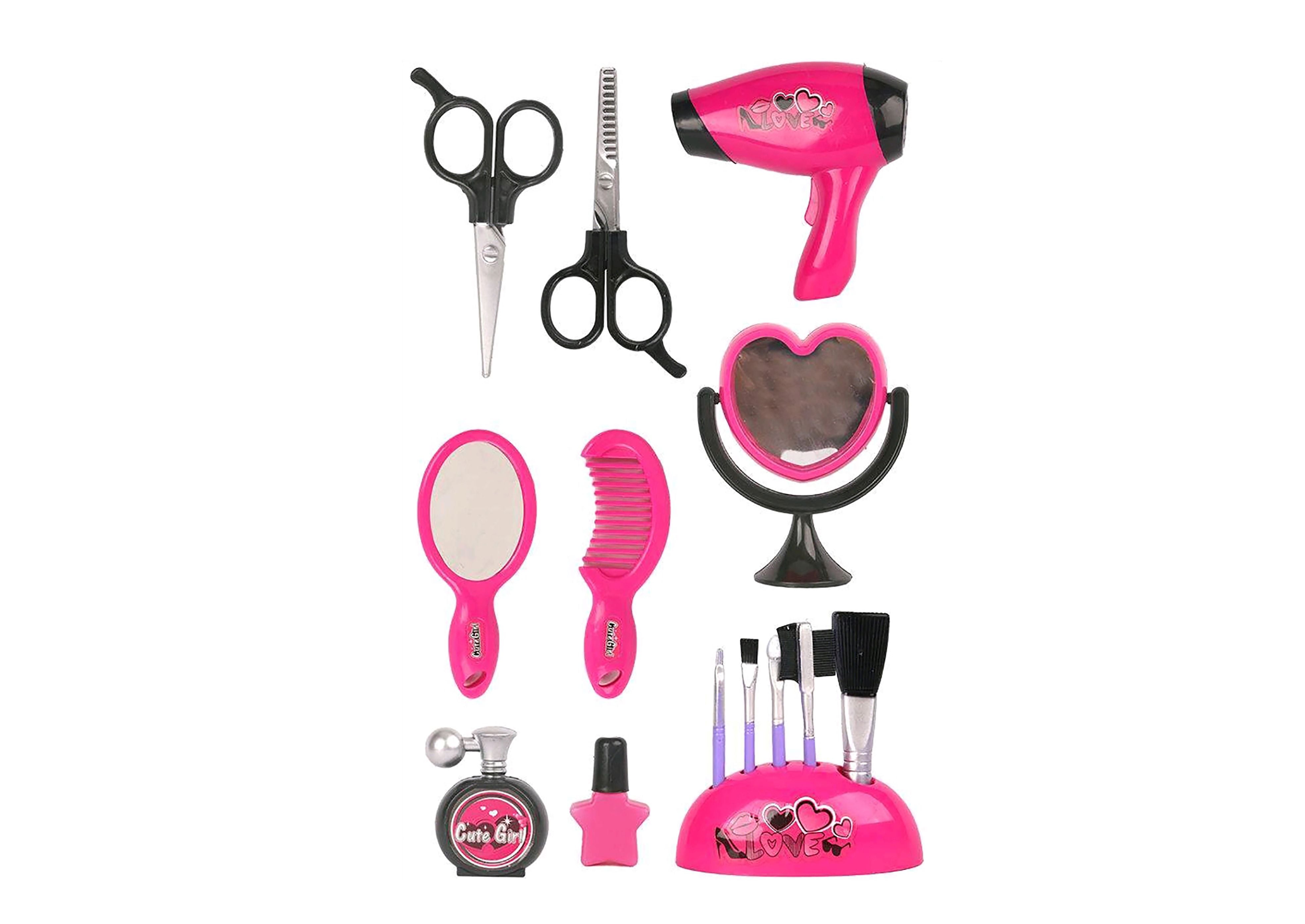 Set Cosmético Con Secador De Pelo 14cm