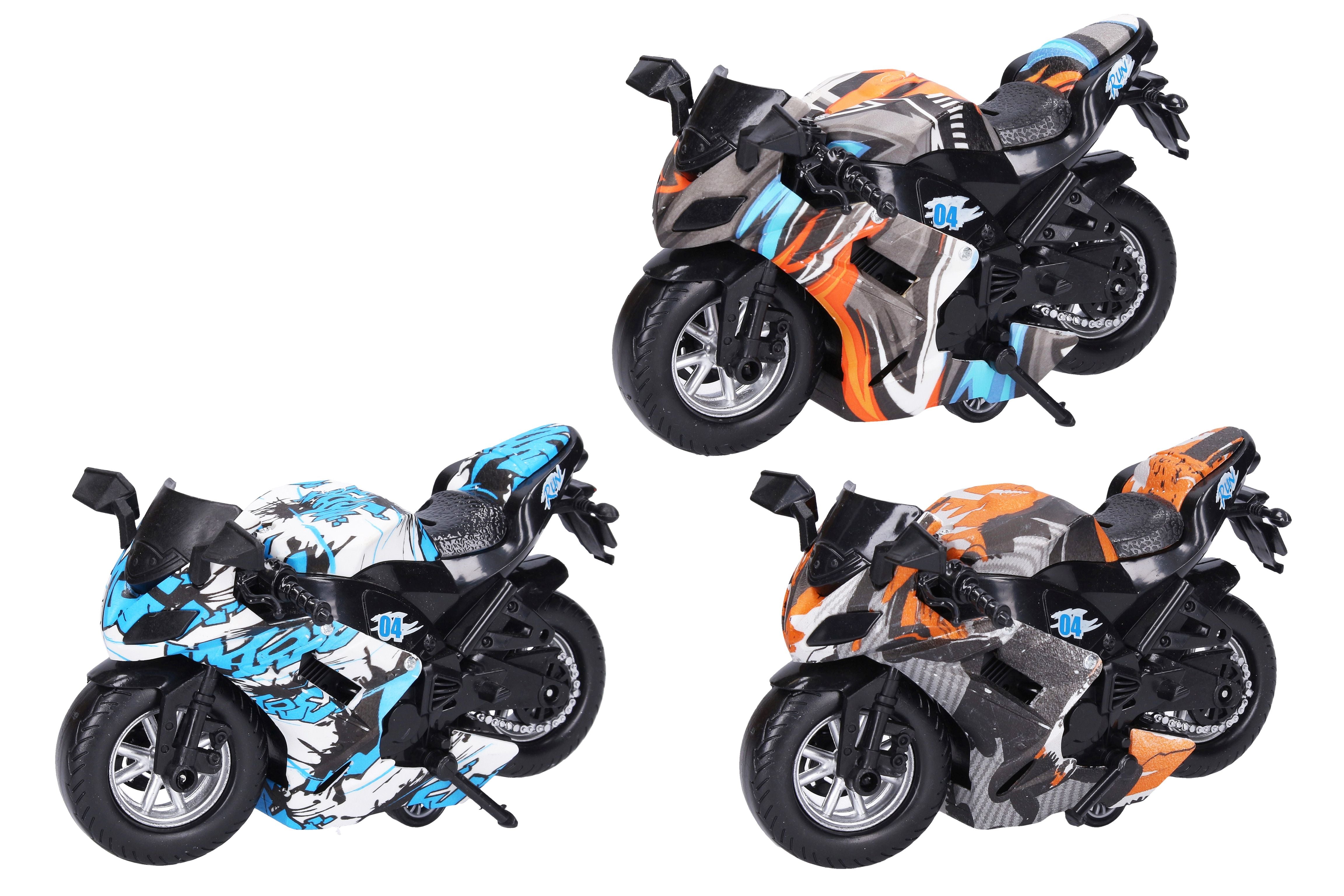 Wind-up Motorbike 16 Cm