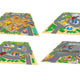 Mapa De Juego Con 2 Medios De Transporte Metal 70x70 Cm