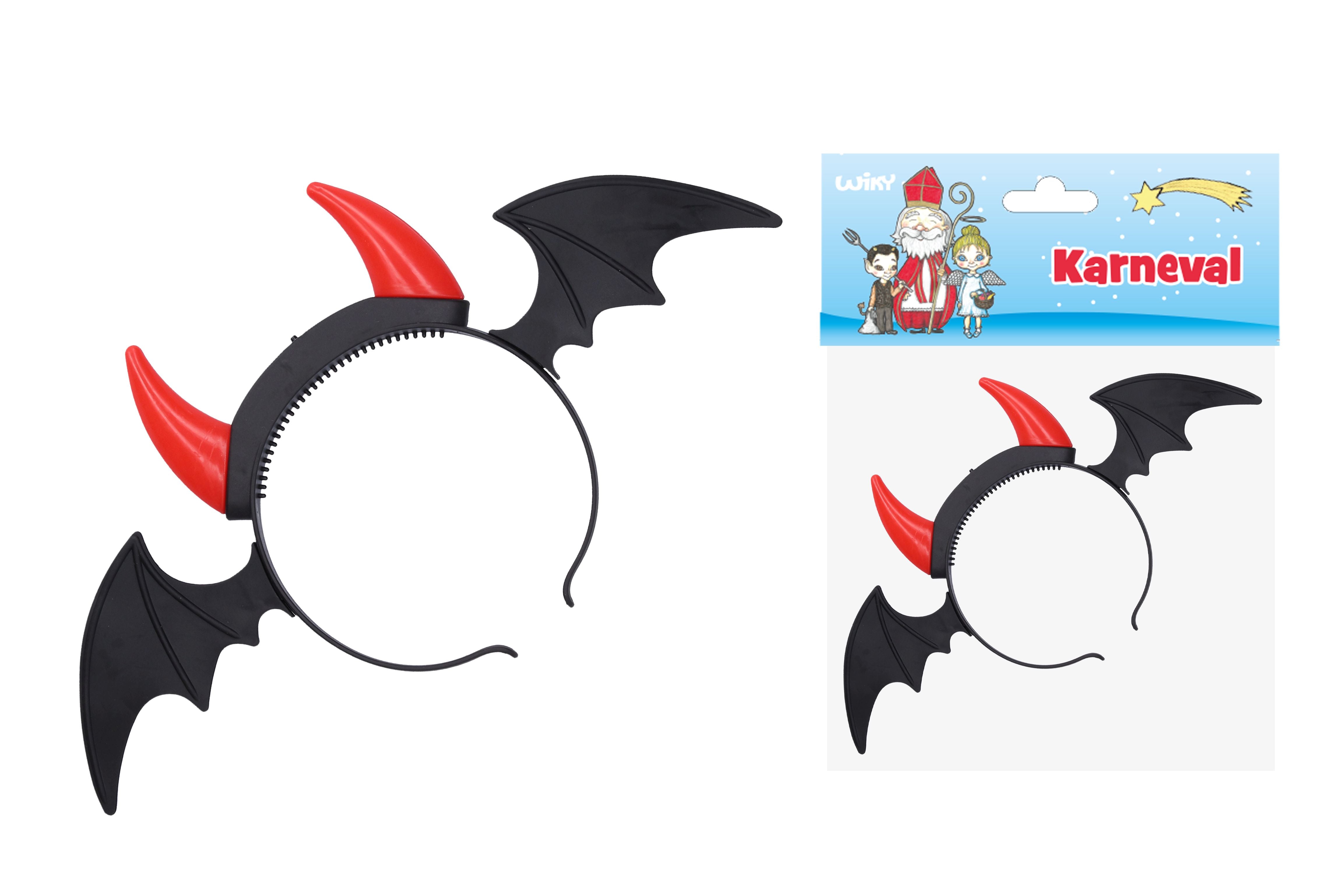Flagermushorn Lysende + Blinkende 35x19 Cm