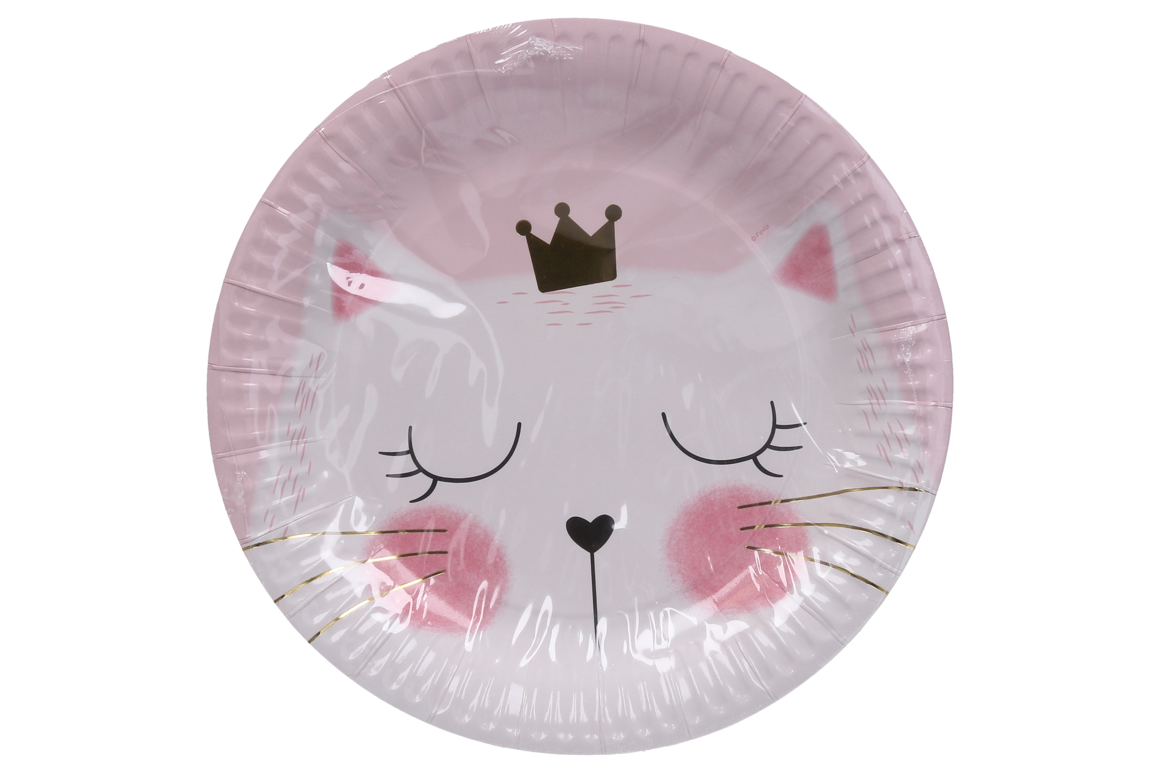 Party Coasters Cat 23 Cm 6 Pcs.