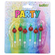 Party Candle Ladybug 6 Pcs