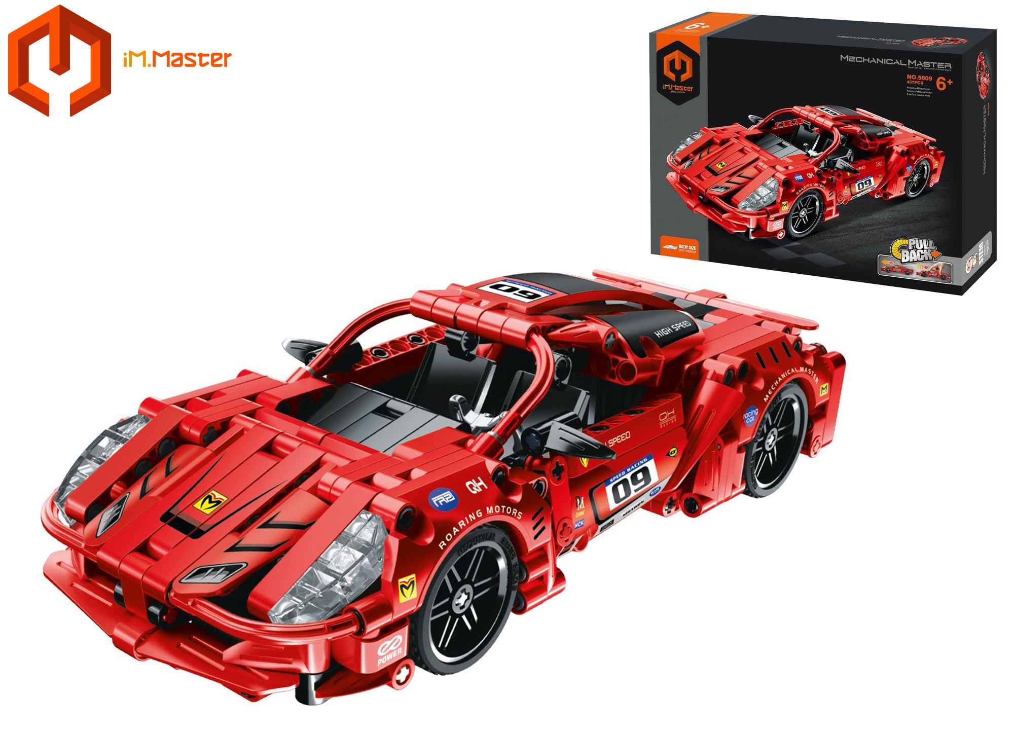 Im.master Racing Car Kit Red 25x11.4x6.6 Cm
