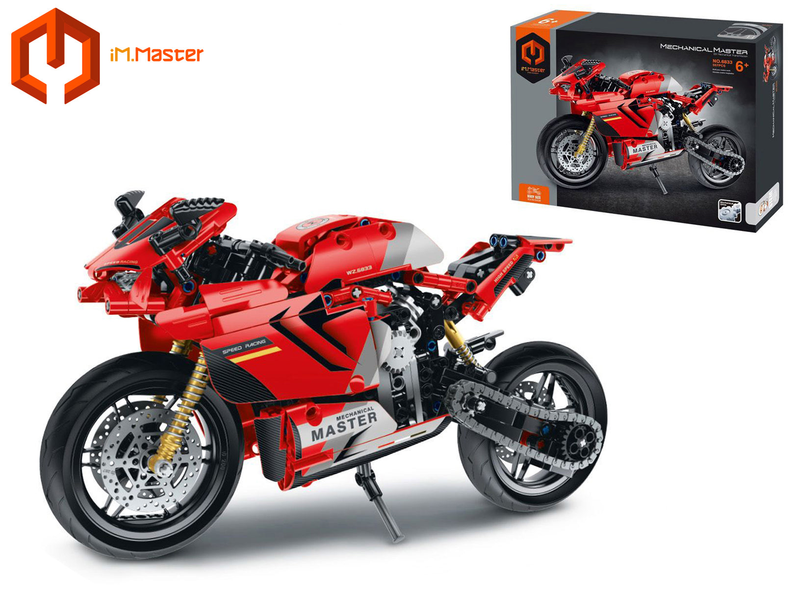 Kit Moto Im.master Rojo 32,2x10x16,6 Cm