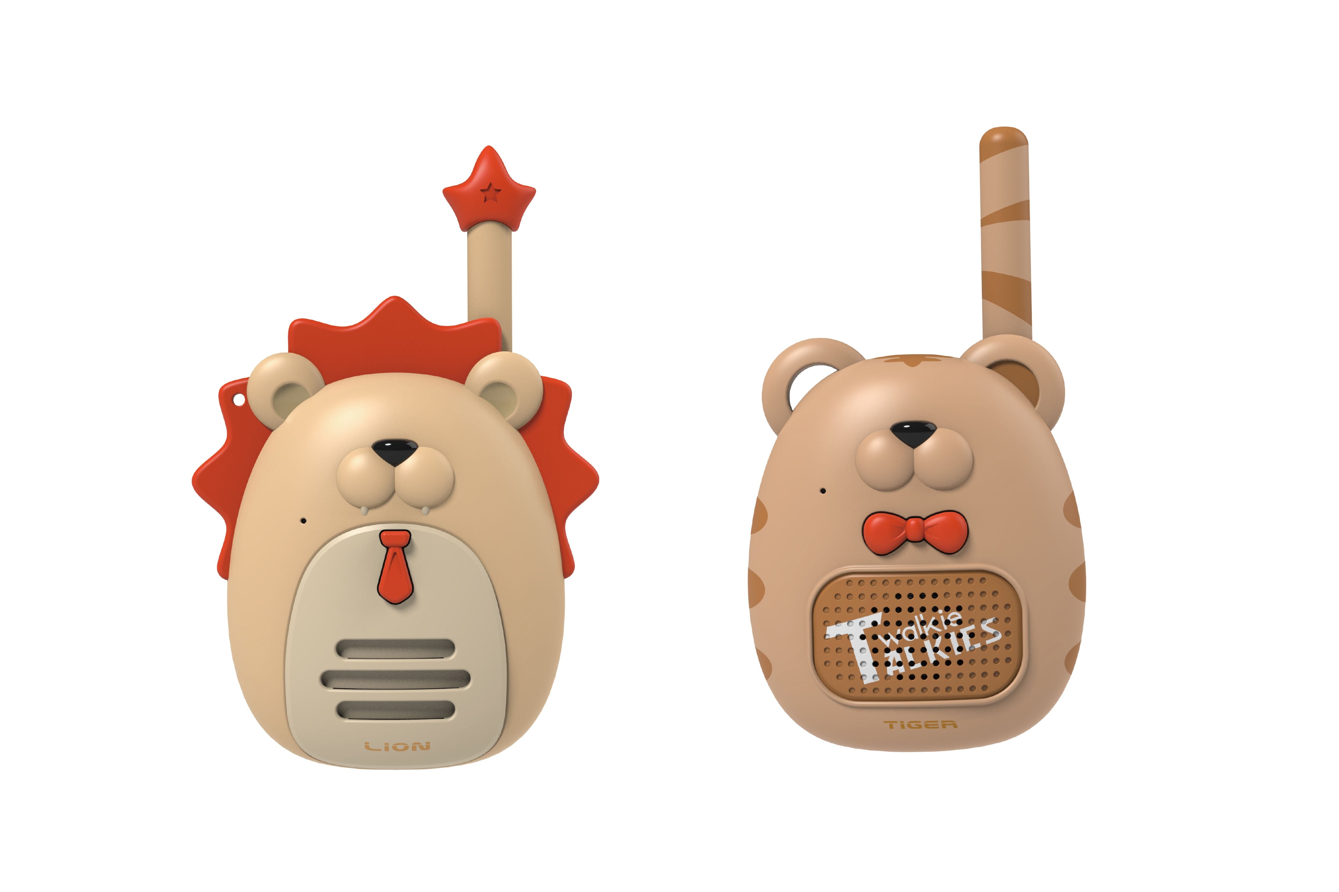 Walkie-talkies Safari com lanterna de 12 cm e alcance de 300 M
