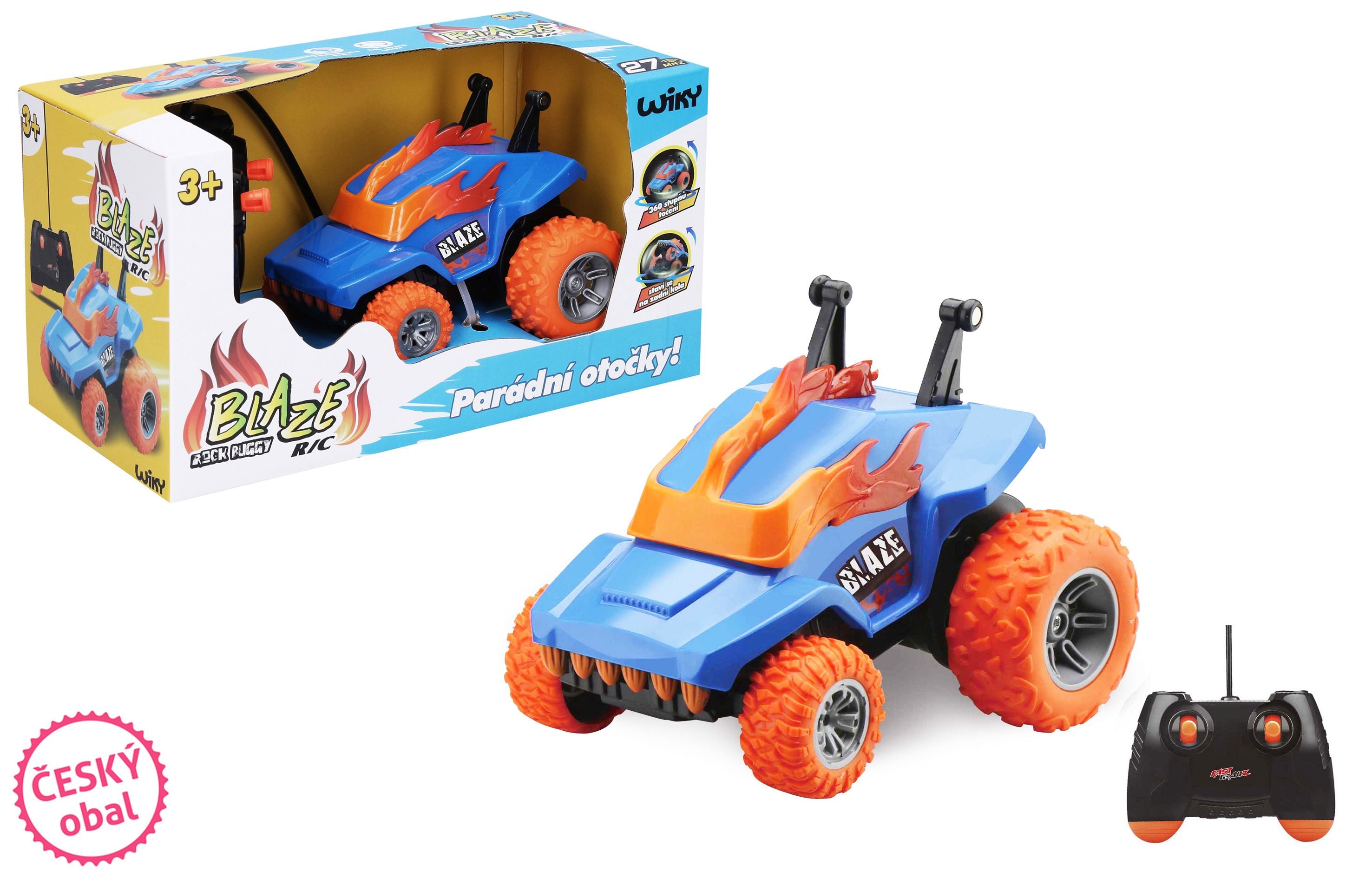 Blaze Small Rc Fjernbetjening Bil 11,5 Cm - Tjekkisk emballage