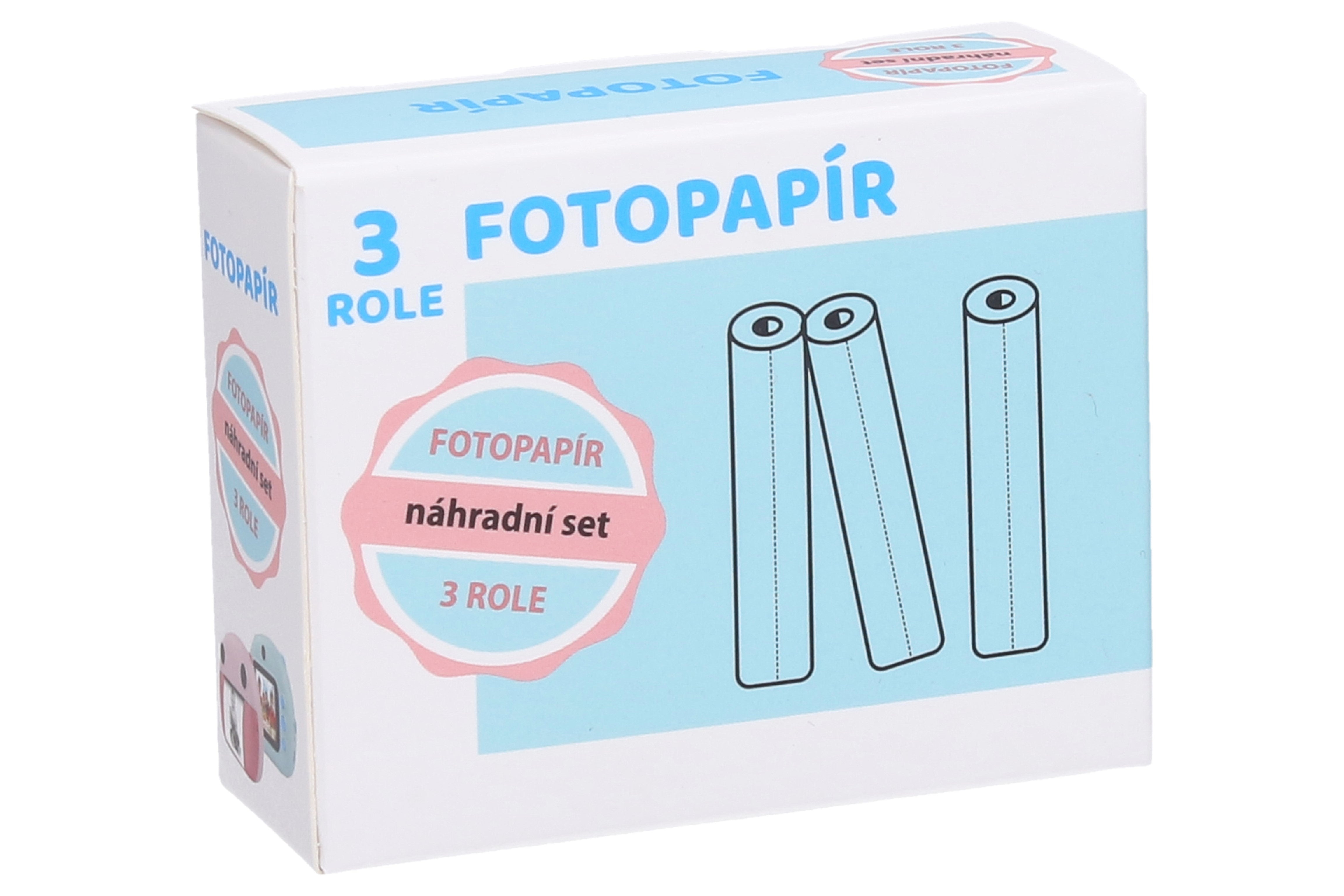 Replacement Photo Paper 3 Roll Set For W040036 W040037 W040078 W053025 W053026