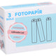 Replacement Photo Paper 3 Roll Set For W040036 W040037 W040078 W053025 W053026