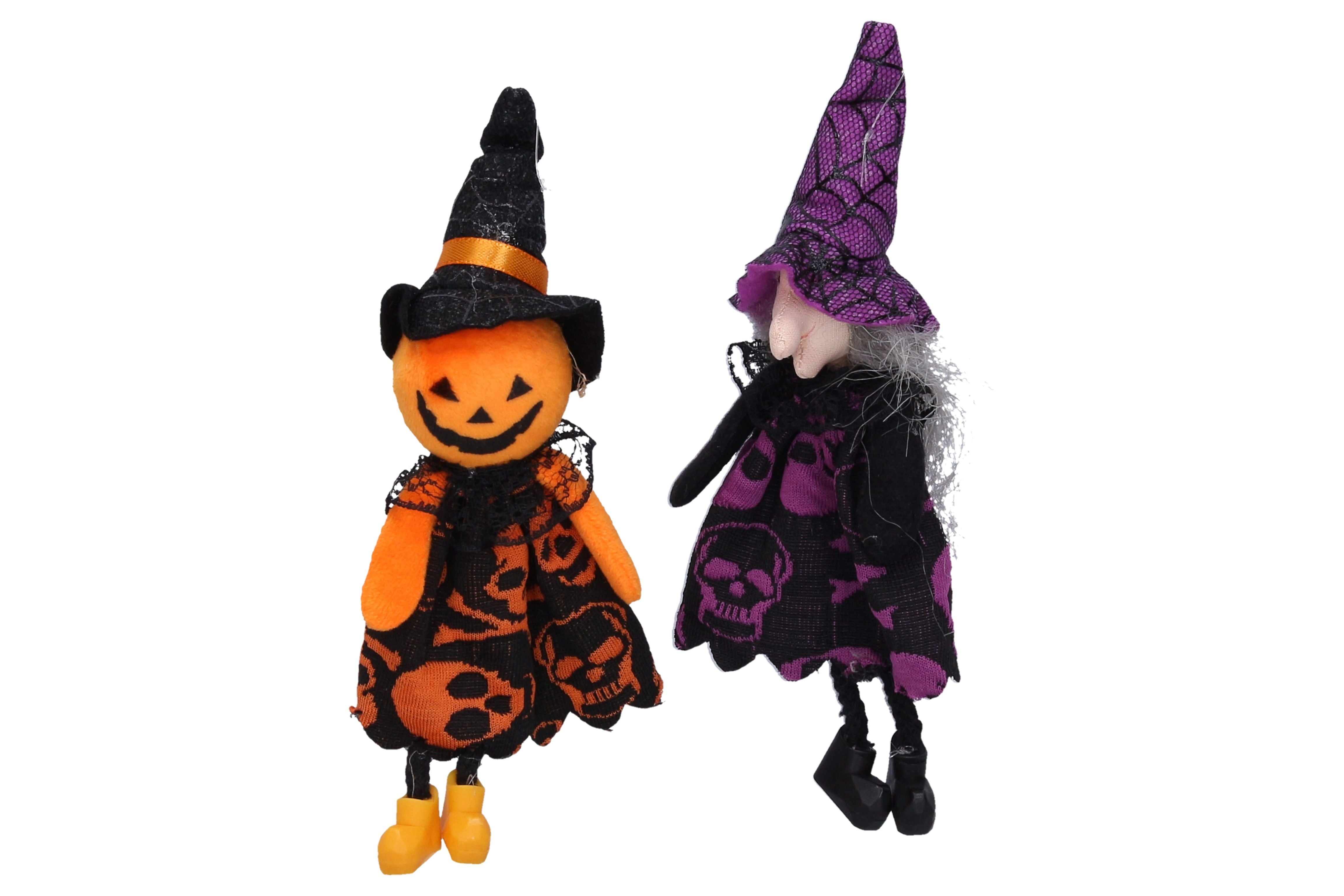 Halloween Decoration Witch/scarecrow For Hanging 20x10x5 Cm