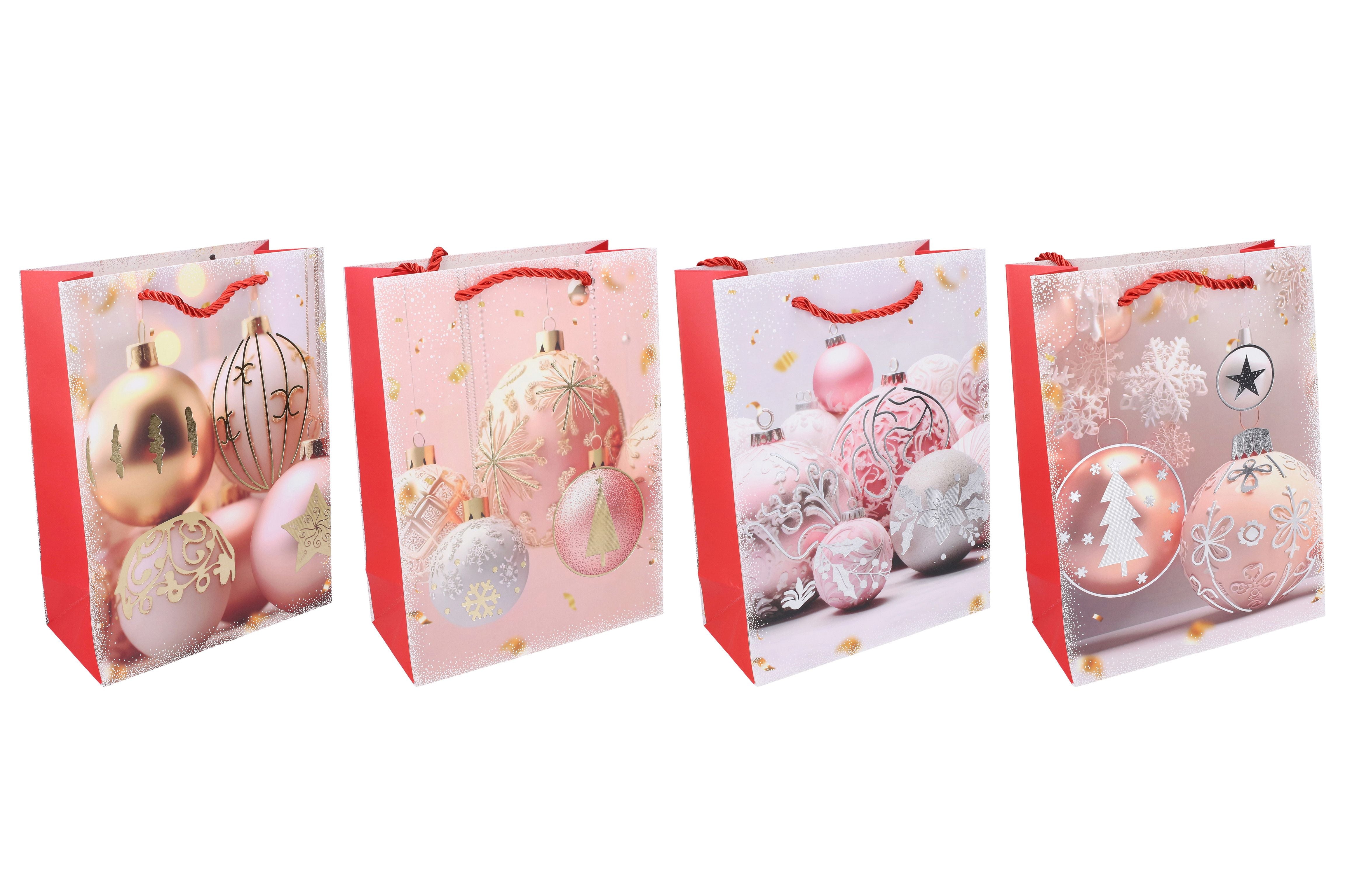 Borsa Regalo M 26x32x10 Cm Natale