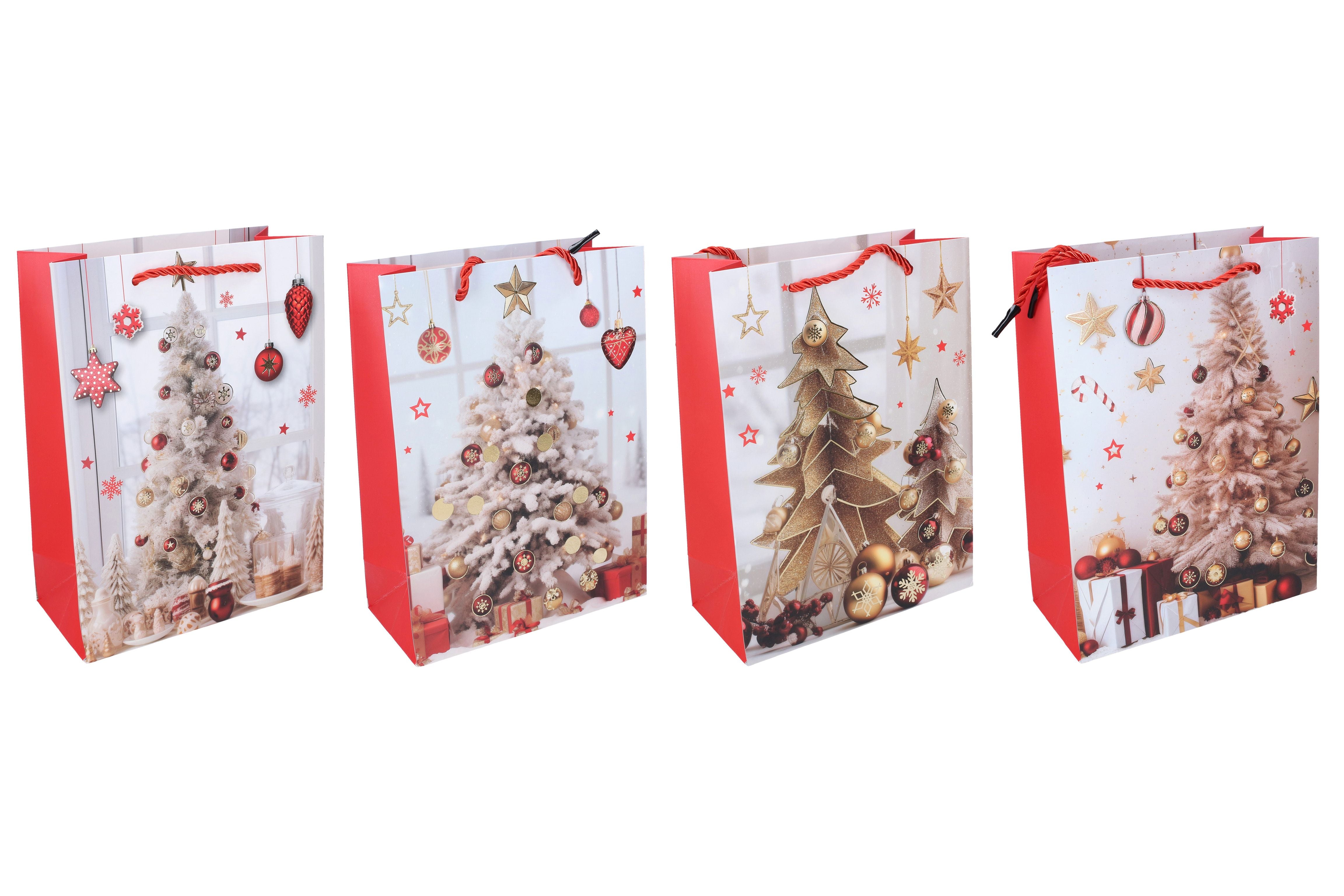 Gift Bag M 26x32x10 Cm Christmas