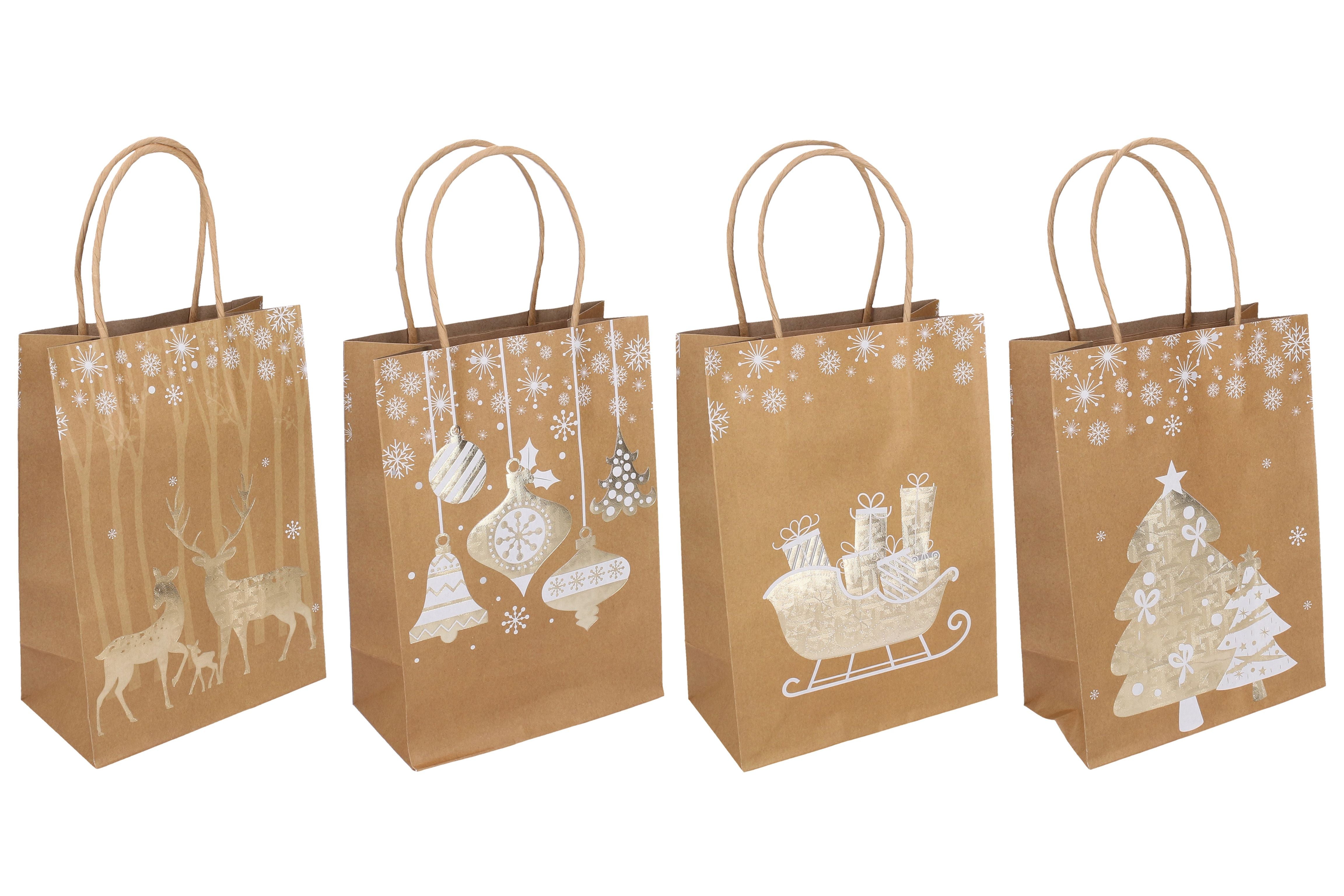 Borsa Regalo M 21x27x11 Cm Natale