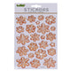 Pop Up Stickers 25x14.5 Cm Snowflakes Christmas