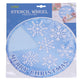 Modèle de décoration vélo de neige 31,2x25,5 cm Noël