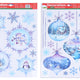 Decoração de janela 41x29 cm mix natal