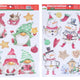 Decorazione Finestra 41x29 Cm Mix Natale