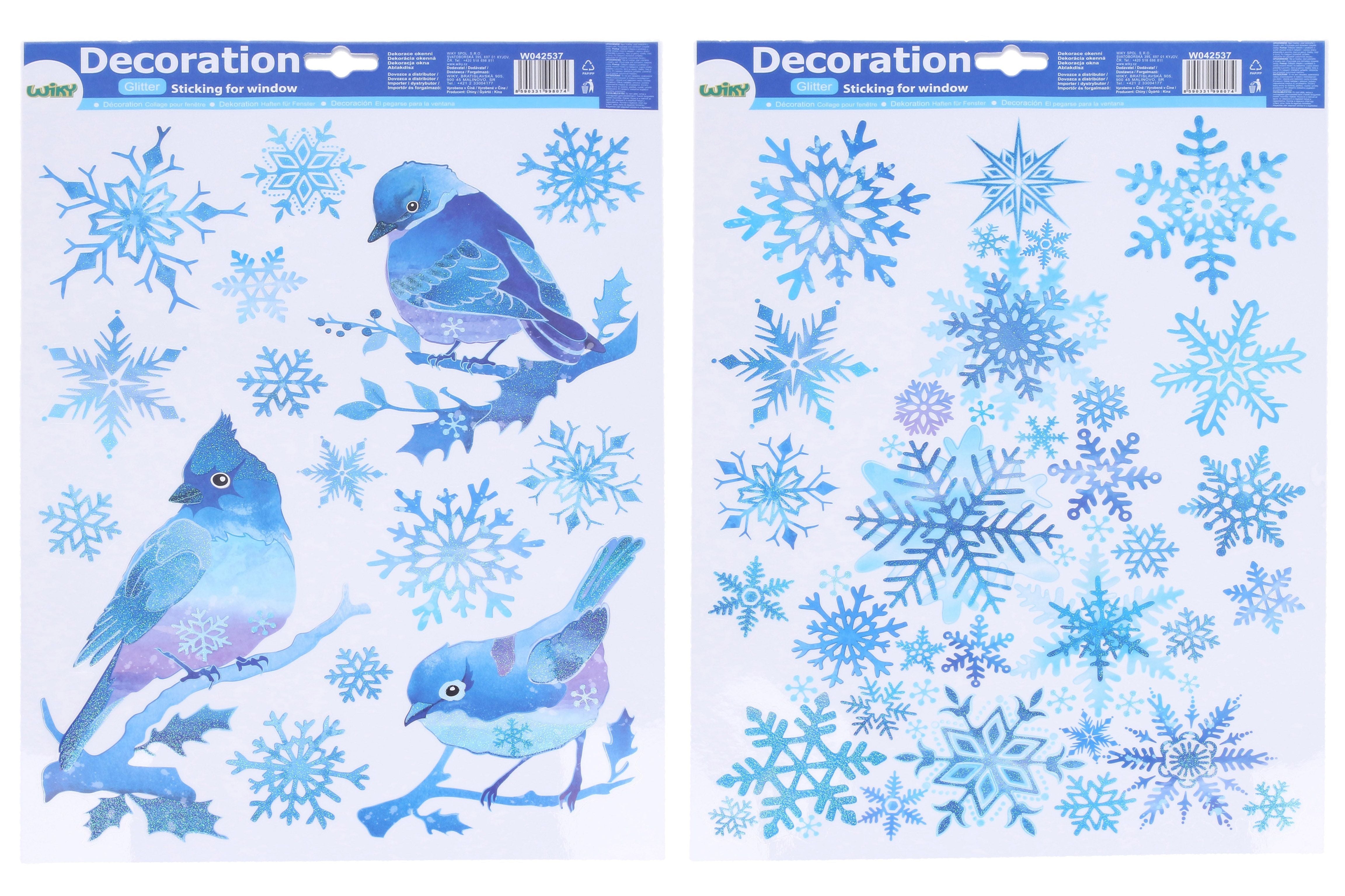 Decoración De Ventana 41x29 Cm Navidad