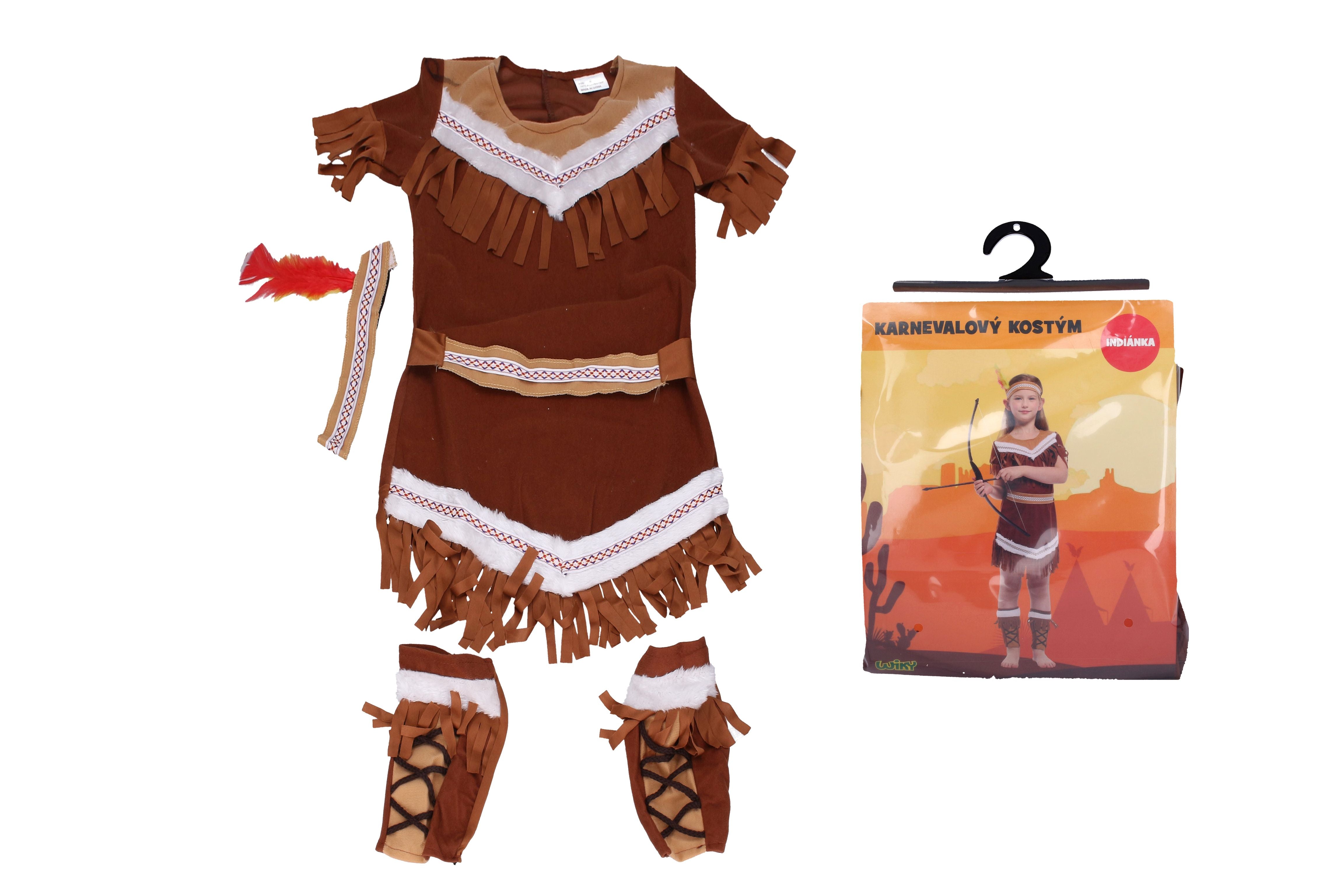 Conjunto Carnaval - Mulher Indiana M 110-120 Cm