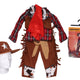 Karnevalový set - Cowboy M 110-120 cm