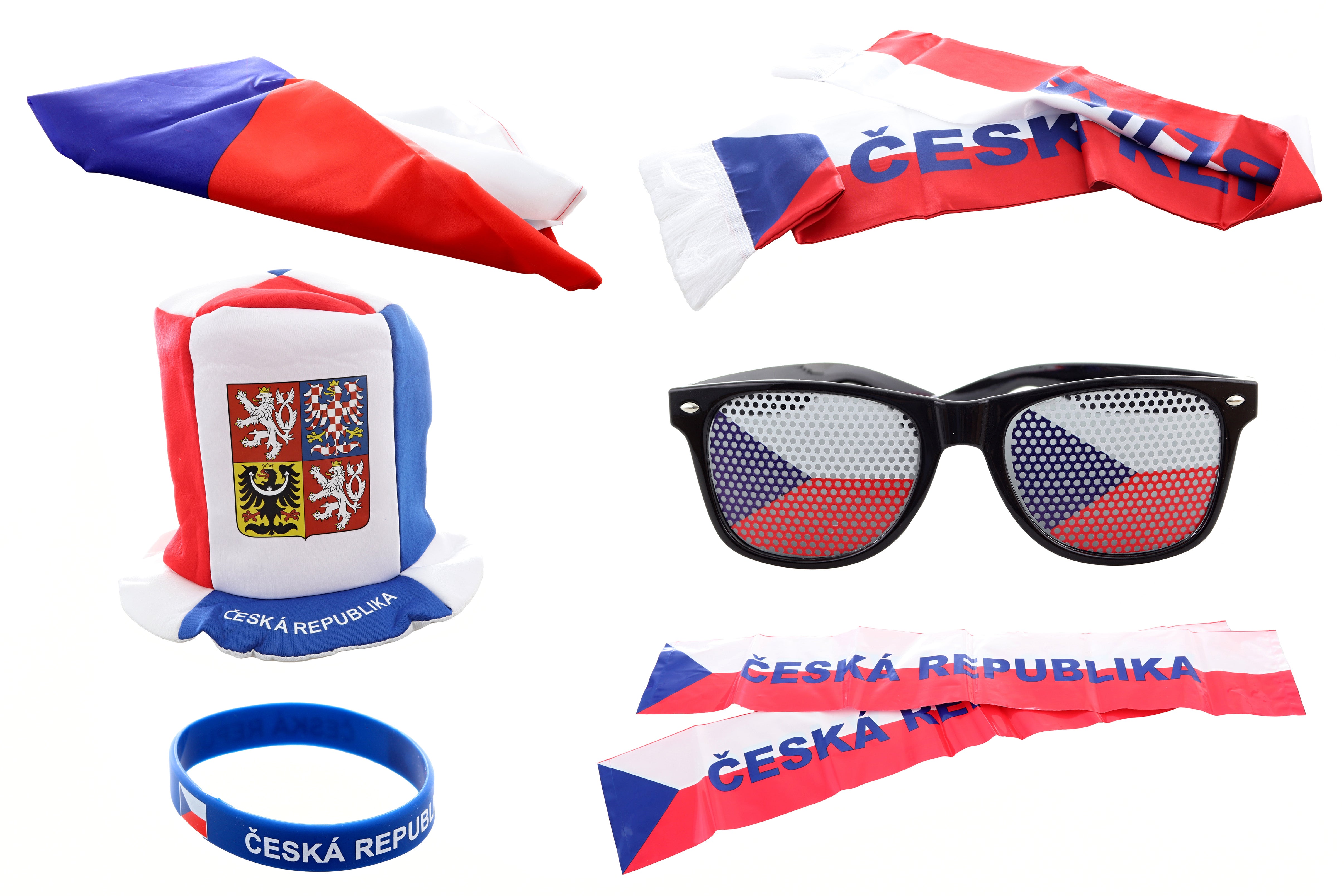Czech Republic Cheering Set With Hat