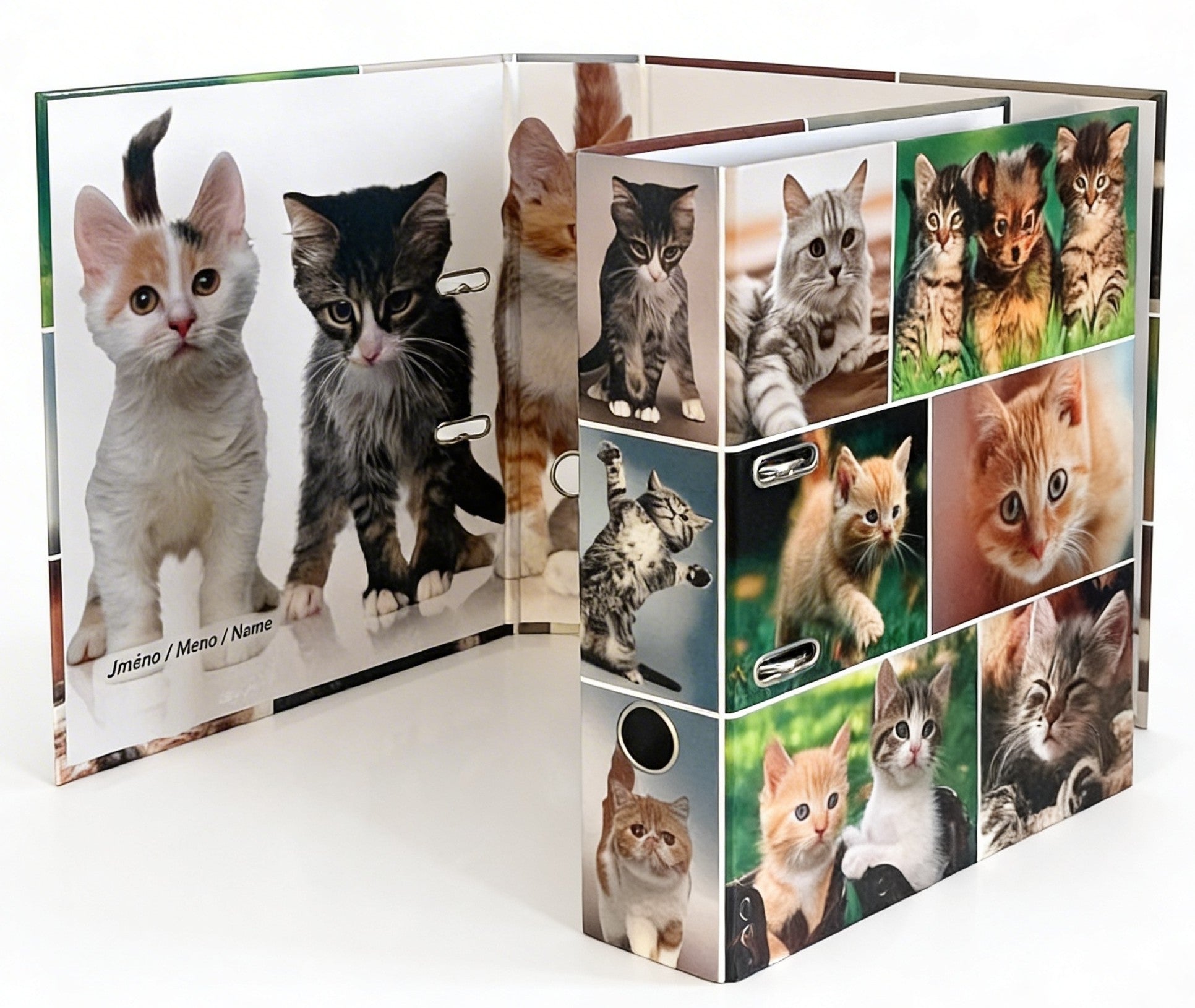 Archivador de palanca de diseño A4 7,5 cm de cartón Gatos