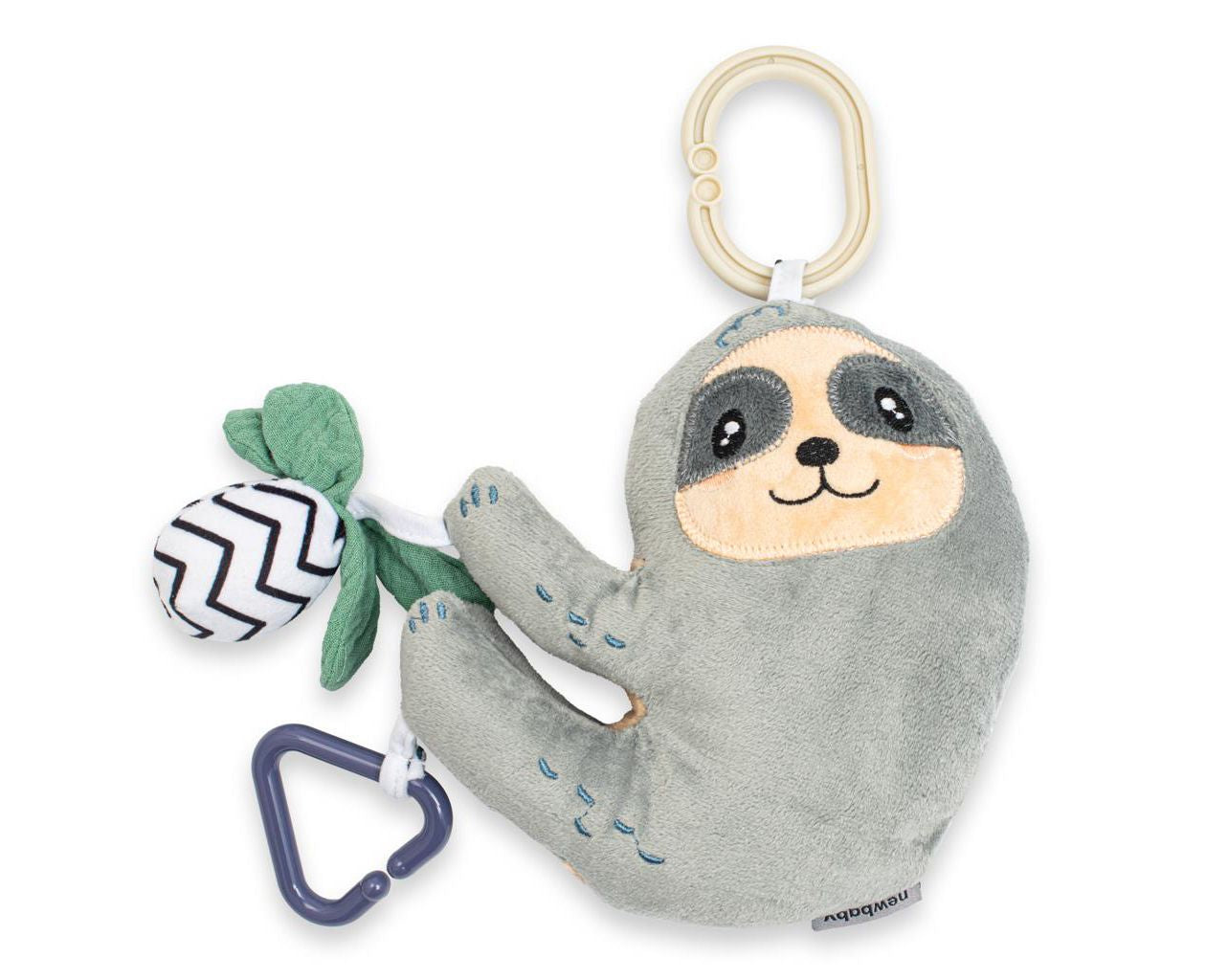 Novo brinquedo pendurado de pelúcia preguiça para bebê 16cm