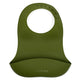 Bavetă din silicon New Baby Olive Green 28cm