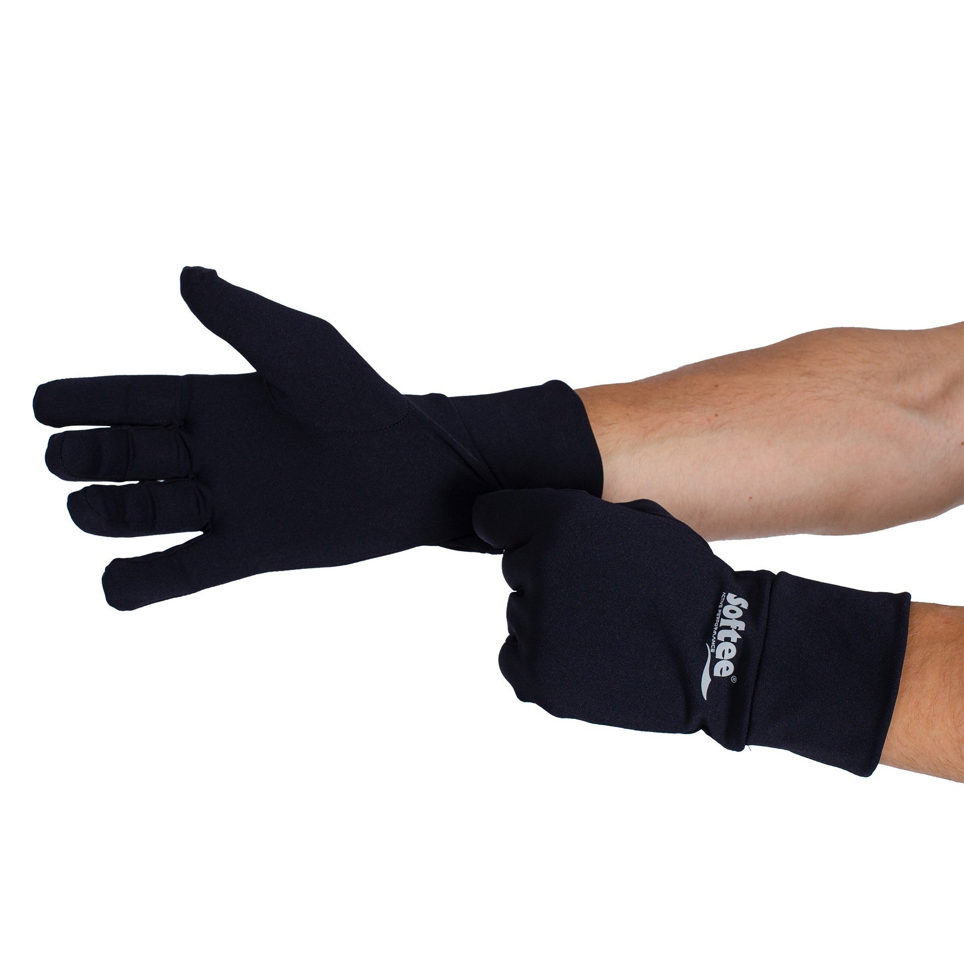 Softee Active Performance hardloophandschoenen zwart