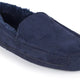 Le pantofole da uomo più calde, portacalore, blu