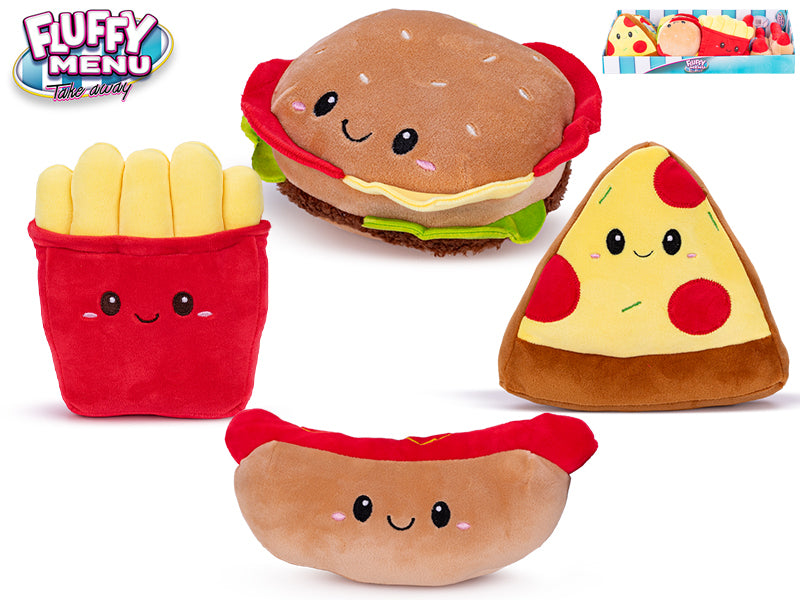 Fluffy Menu Comida Rápida Peluche 23cm