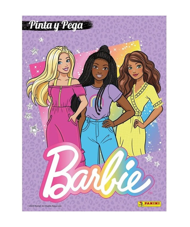 Barbie Coloring Book + Stickers A4