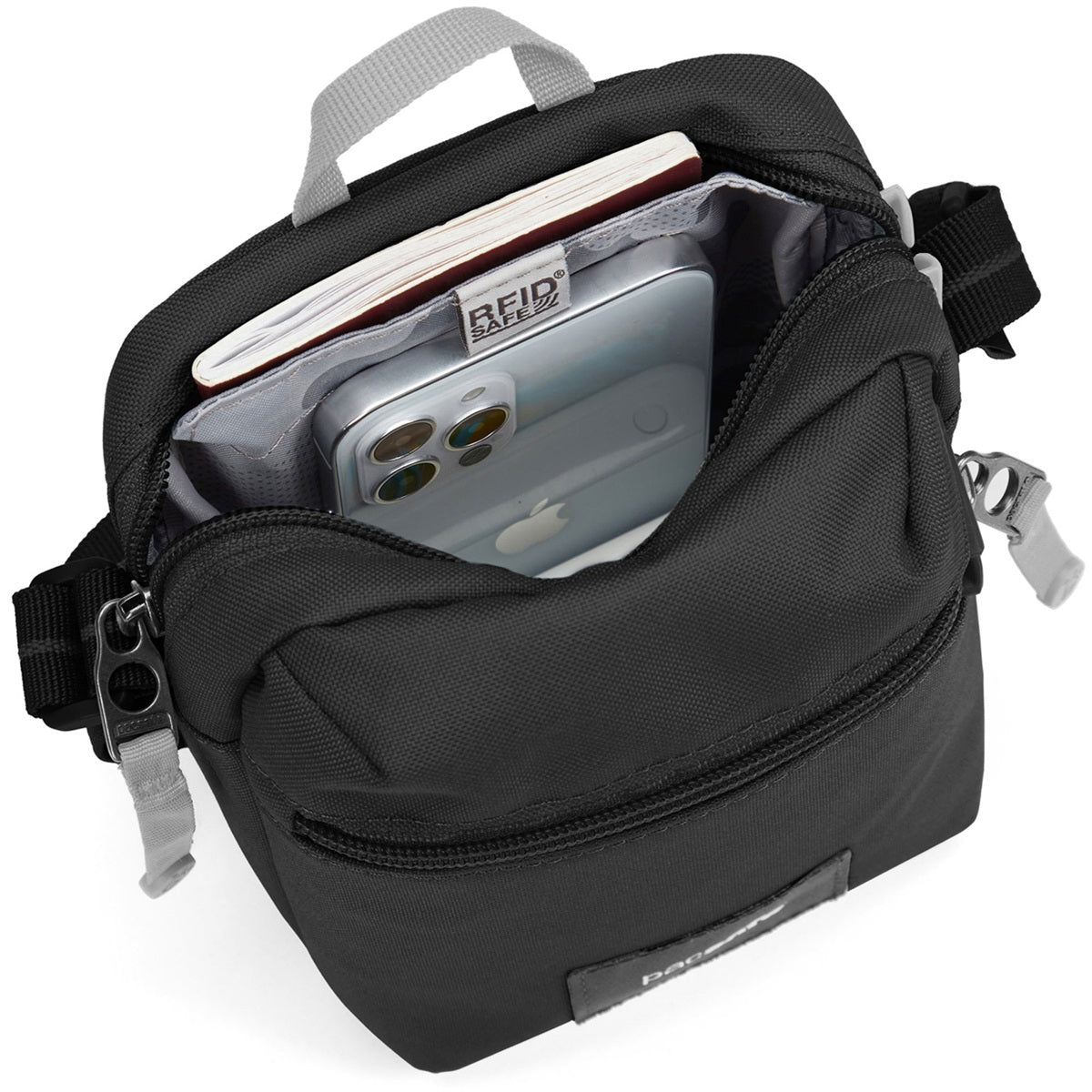 Pacsafe Go Micro Crossbody Jet Black