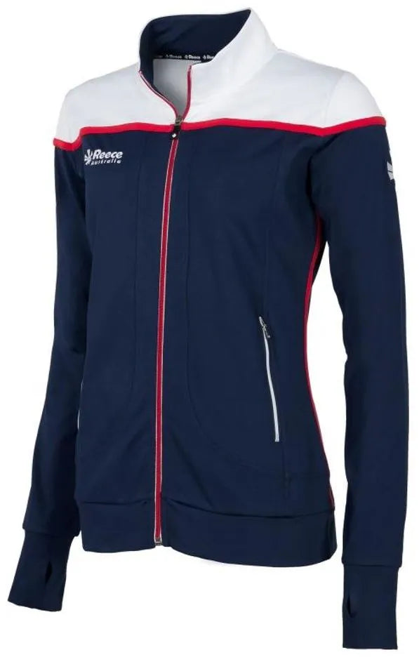 Veste Reece Varsity Stretched Fit Femme Marine-blanc Bleu