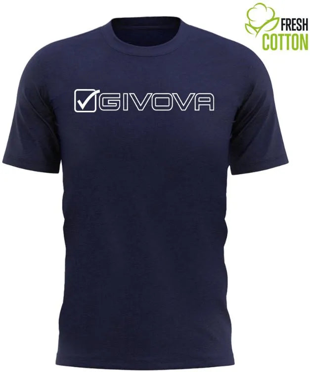 Cotton t-shirt givova ondo blue - M