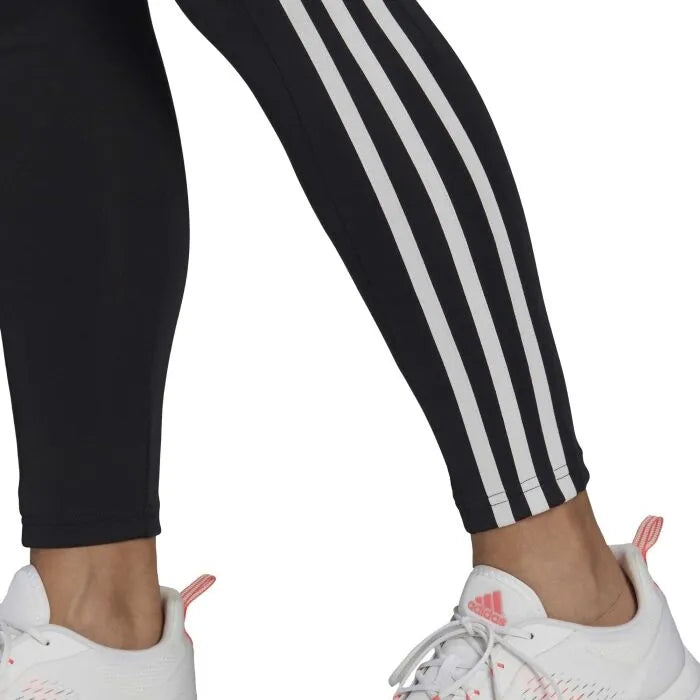 Damleggings adidas wms hig rise 3 ränder 7/8 tight svart xs