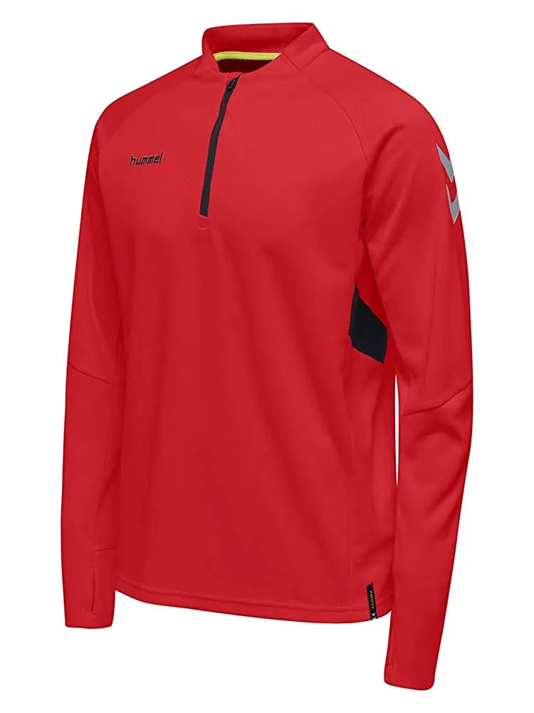 Moletom masculino Hummel tech move meio zíper vermelho m