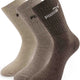 Чорапи Puma Crew Sock 3p Socks Brown 35-38