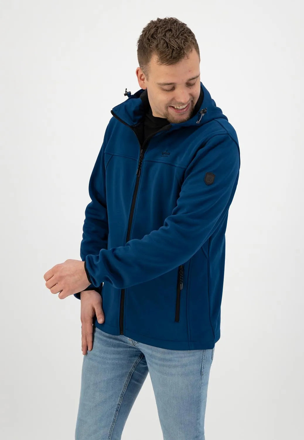 Férfi Softshell dzseki Kjelvik Dario Blue