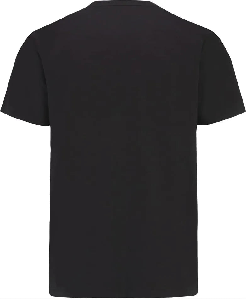 T-shirt Mercedes Uomo F1 Fw Stealth T-shirt con logo grande Nera Nera