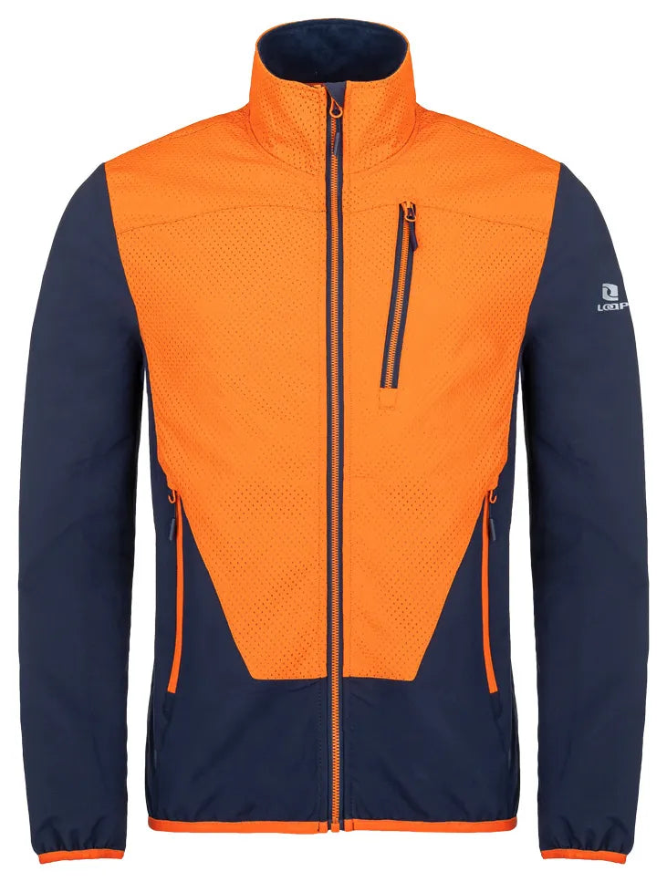 Lúb Seaicéad Softshell na bhFear Urer Orange