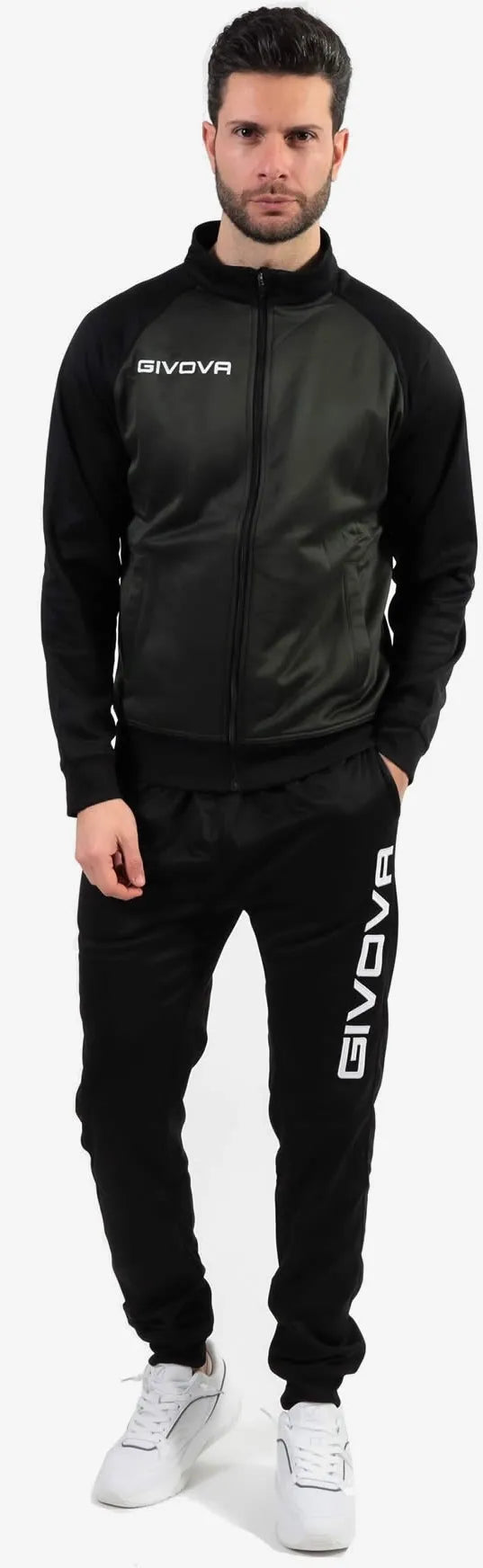 Spóirt leagtha arm givova cuba glas-dubh glas 3xs