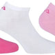Fila Sneaker Pack De 3 Calcetines Wht-pnk-dpnk Rosa 35-38