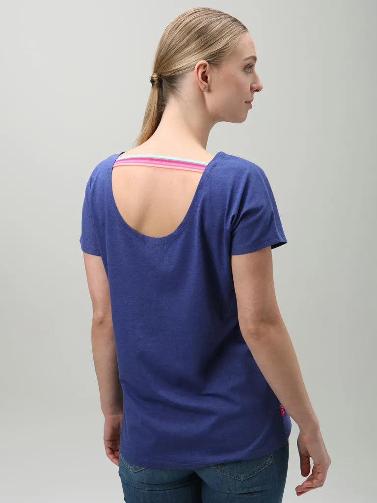 T-shirt Femme Loap Aumara Bleu