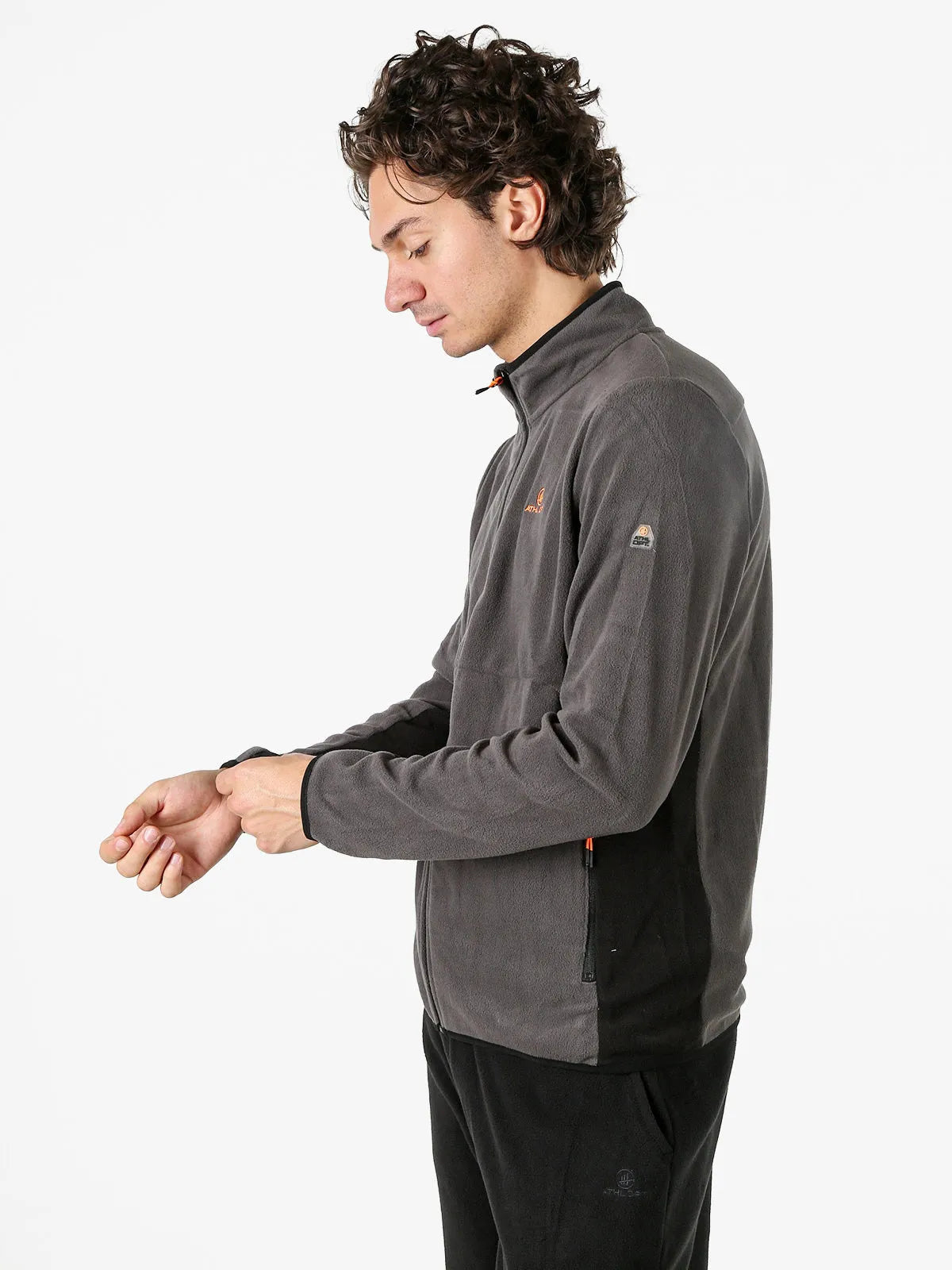 Sweat polaire homme Athl. Dpt Madison A5400 Gris