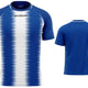 Sport póló Givova Stripe Royal-white Blue