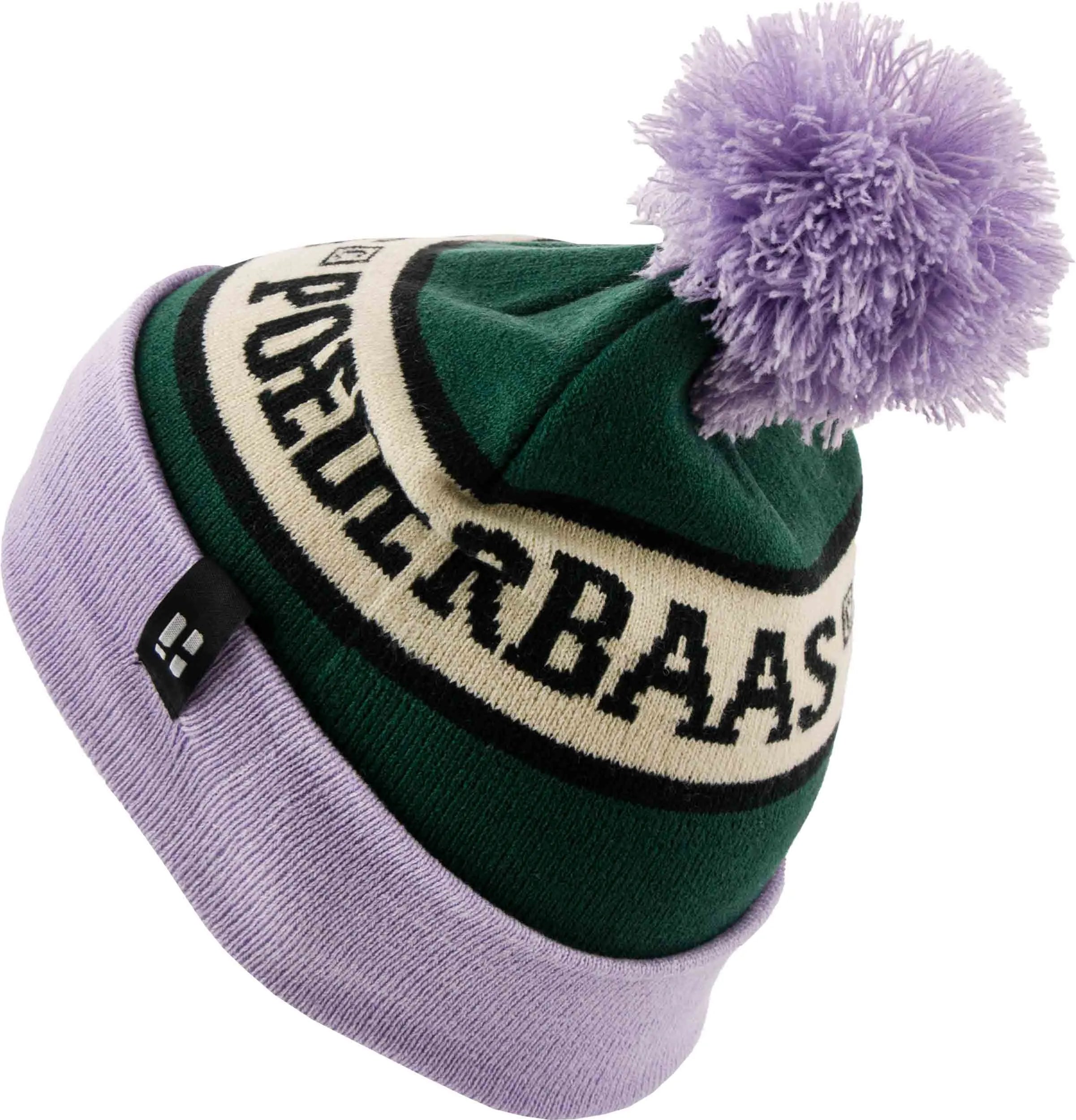 Wintermütze Poederbaas Freeride Unisex Beanie Grün-Lila Lila
