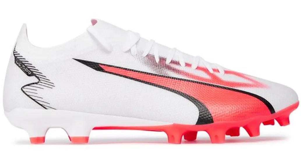 Puma Ultra Match Fg-ag Bianco-nero-fuoco Orchidea Bianca