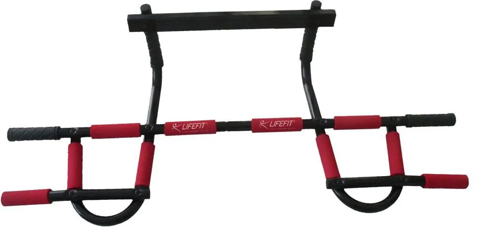 Barre suspendue autoportante lifefit top rouge