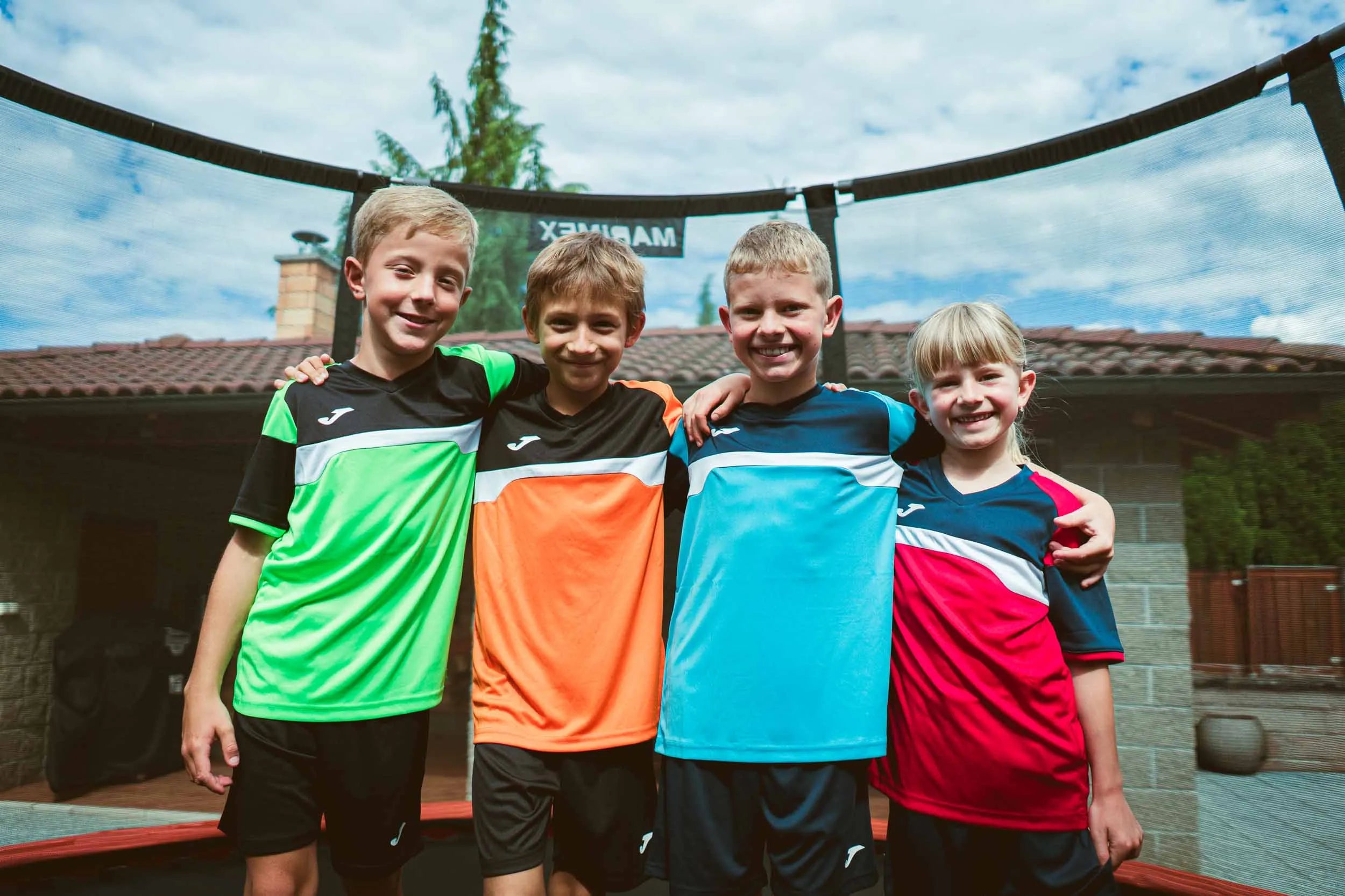 Športový set Joma danubio iii fluor zeleno-čierny xs