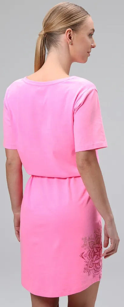 Damekjole sløjfe abzoka pnk pink xl